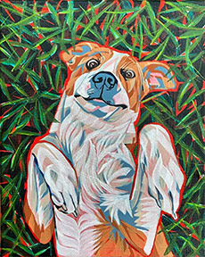 Pet Painting of a Dog
