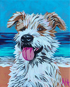 Pet Painting of a Dog